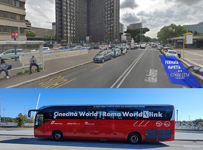navetta trenitalia Cinecittà World