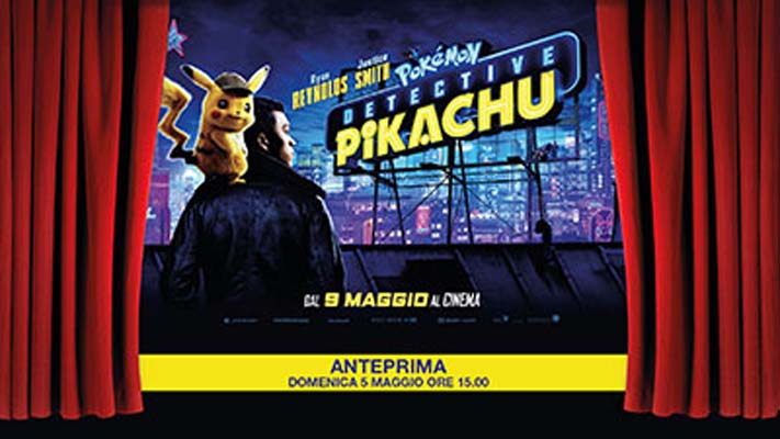 Anteprima nazionale - Pokémon Detective Pikachu a Cinecittà World