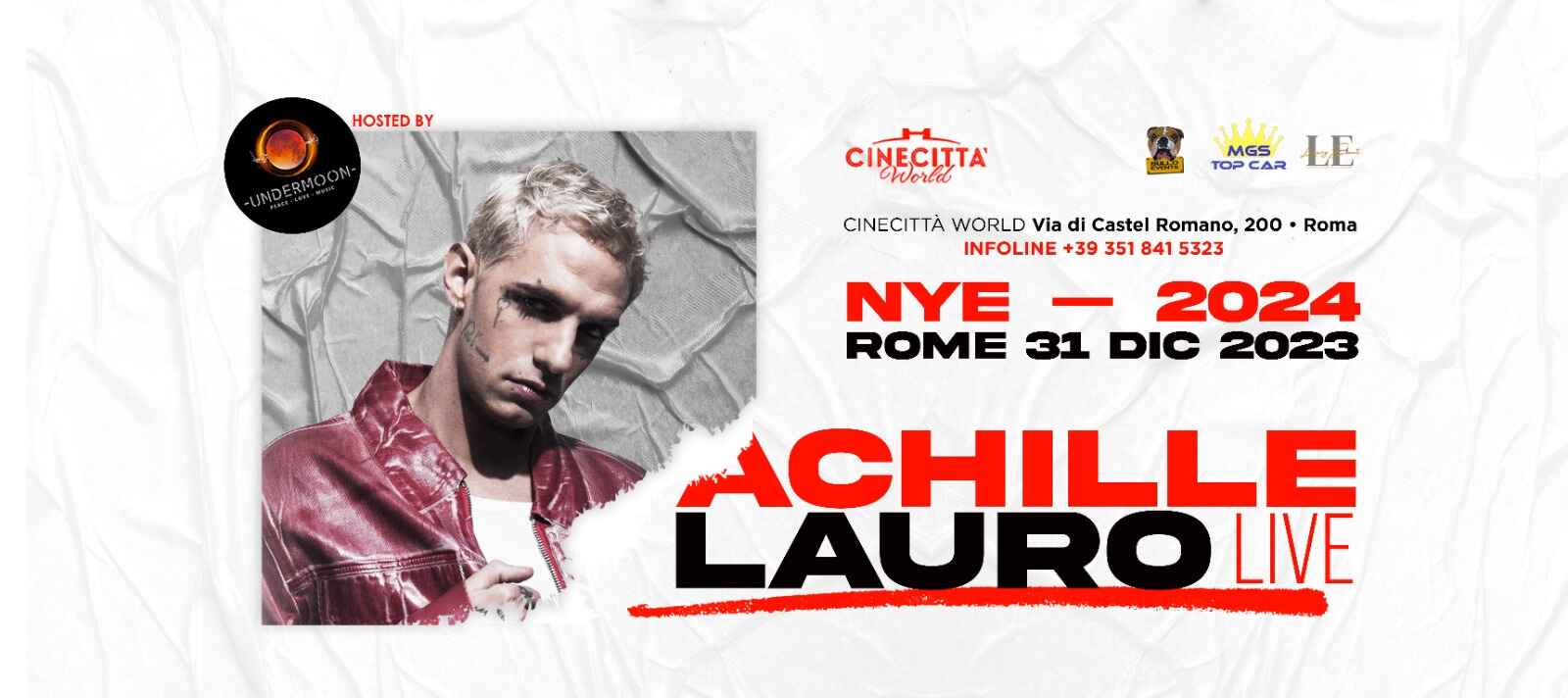 Achille Lauro a Cinecittà World