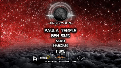 Undermoon - Peace, Love \u0026 Techno - Evento a Cinecittà World