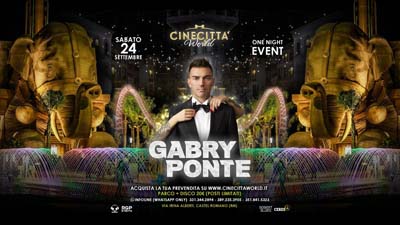 Concerto Gabry Ponte a CInecittà World