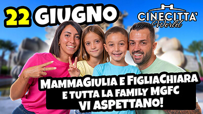 MammaGiulia FigliaChiara e Family a Cinecittà World
