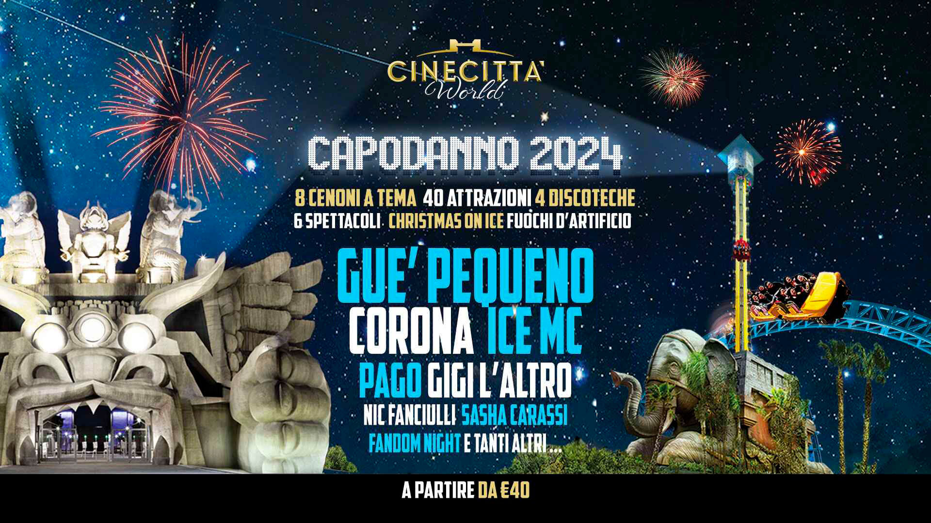 Capodanno a cinecittà world