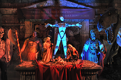 Inaugurato a Cinecittà World il Presepe del Cinema e della TV